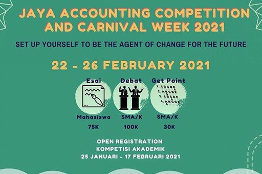 Jaya Accounting Competition and Carnival Week 2021